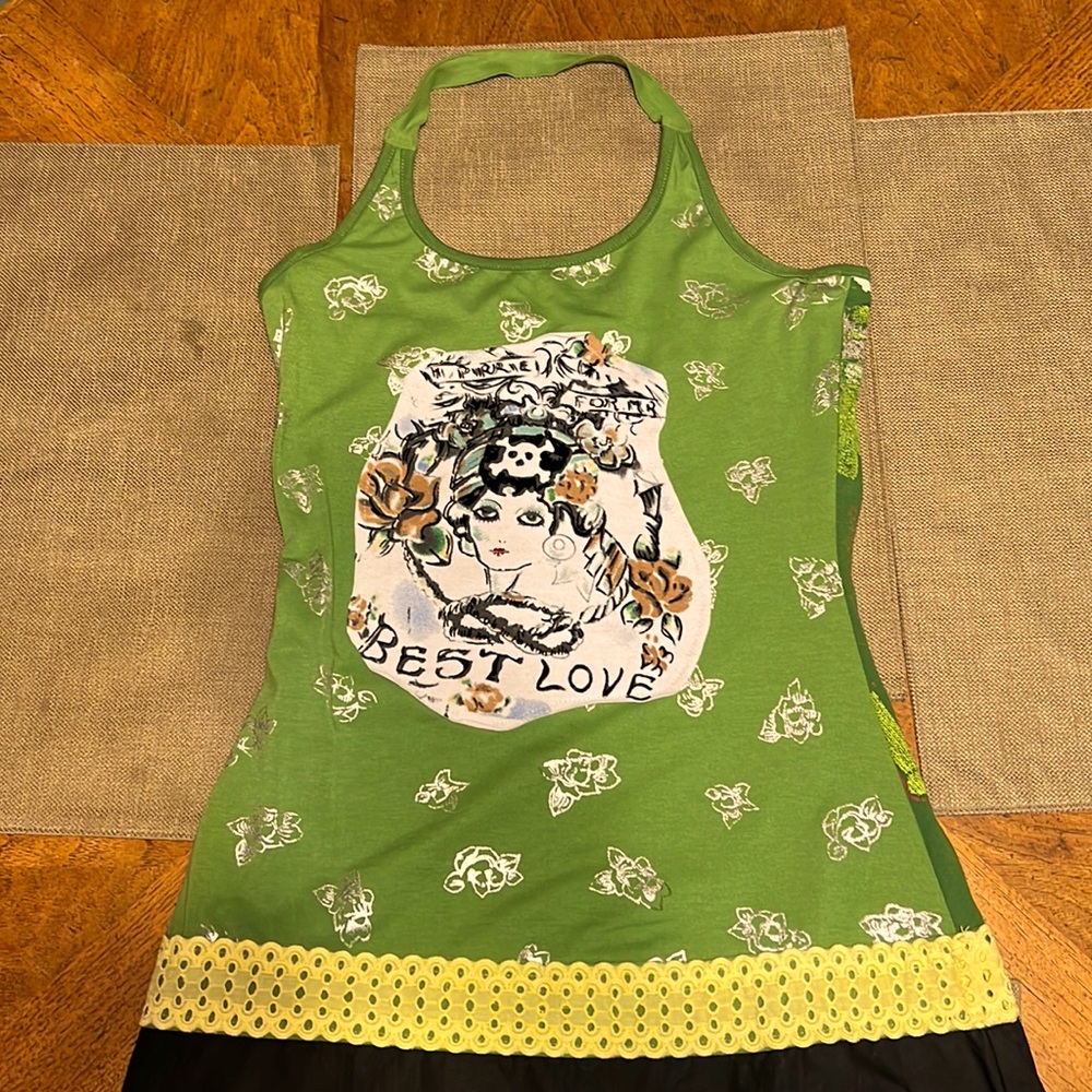 Custo Barcelona Vintage Halter Dress